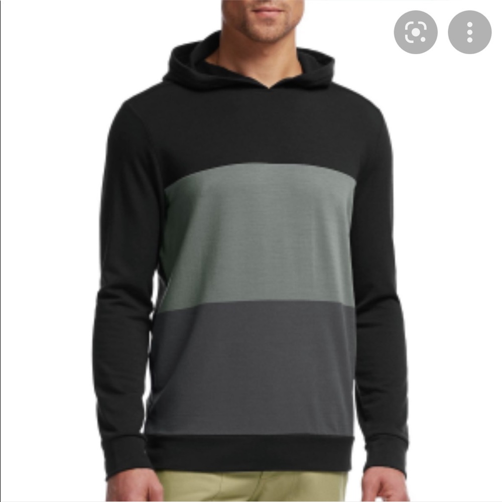 Icebreaker Merino Escape Hooded Sweater - Colorblock XL